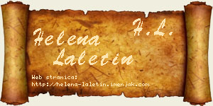 Helena Laletin vizit kartica